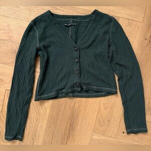 Abercrombie & Fitch | Cozy Waffle Button-Up | XS